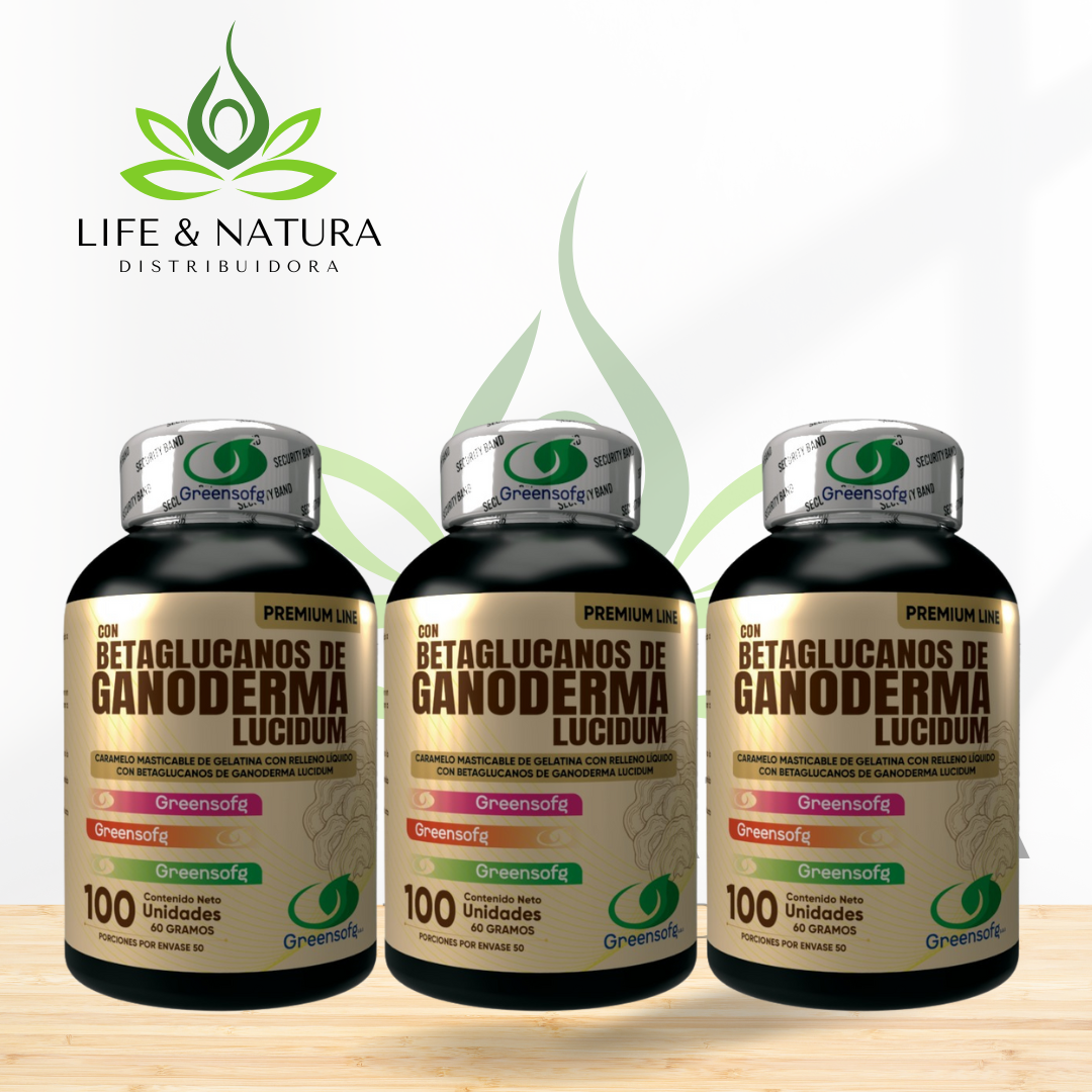 BETAGLUCANONOS DE GANODERMA X 3